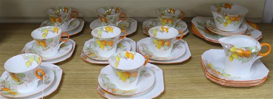 A Shelley tea set